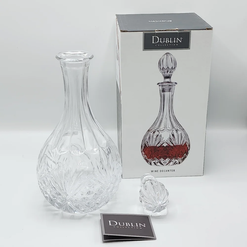 Godinger Wine Whiskey Liquor Decanter Dublin Collection 28 Oz - 850 ml